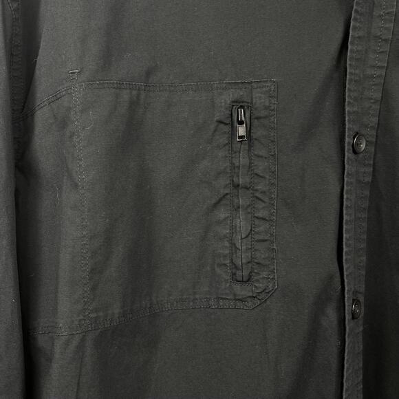 MARC ECKO MENS BLACK CASUAL BUTTON-DOWN SHIRT SIZE L CHEST 22" LENGTH 30" - Picture 5 of 12